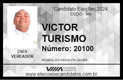 Candidato VICTOR TURISMO 2024 - CODÓ - Eleições