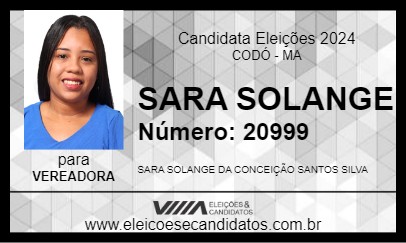 Candidato SARA SOLANGE 2024 - CODÓ - Eleições