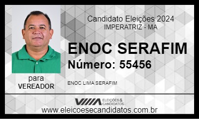 Candidato ENOC SERAFIM 2024 - IMPERATRIZ - Eleições