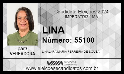 Candidato LINA 2024 - IMPERATRIZ - Eleições