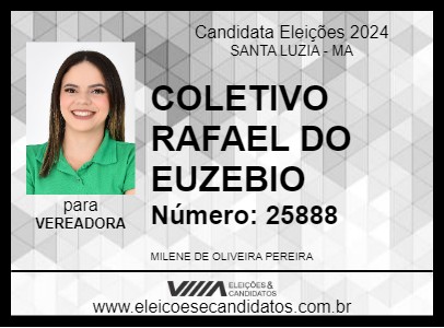 Candidato COLETIVO RAFAEL DO EUZEBIO 2024 - SANTA LUZIA - Eleições