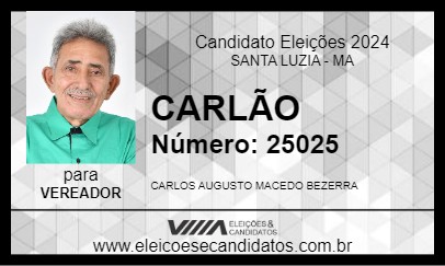 Candidato CARLÃO 2024 - SANTA LUZIA - Eleições