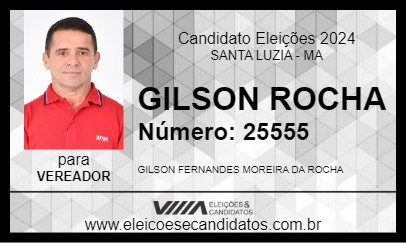 Candidato GILSON ROCHA 2024 - SANTA LUZIA - Eleições