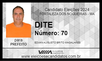 Candidato DITE 2024 - FORTALEZA DOS NOGUEIRAS - Eleições