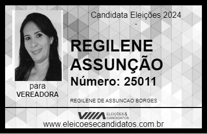 Candidato REGILENE ASSUNÇÃO 2024 - IMPERATRIZ - Eleições