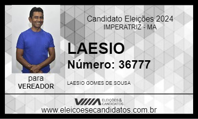 Candidato LAESIO 2024 - IMPERATRIZ - Eleições