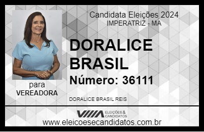 Candidato DORALICE BRASIL 2024 - IMPERATRIZ - Eleições