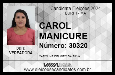 Candidato CAROL MANICURE 2024 - BURITI - Eleições