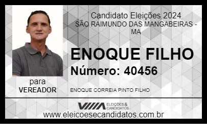 Candidato DR. ENOQUE FILHO 2024 - SÃO RAIMUNDO DAS MANGABEIRAS - Eleições