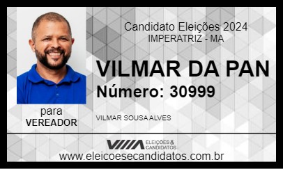 Candidato VILMAR DA PAN 2024 - IMPERATRIZ - Eleições