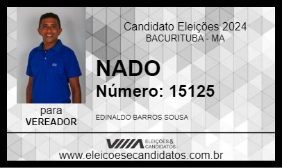 Candidato NADO 2024 - BACURITUBA - Eleições