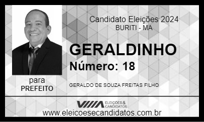 Candidato GERALDINHO 2024 - BURITI - Eleições