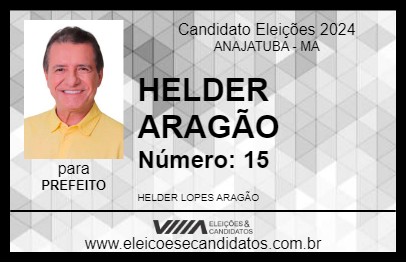 Candidato HELDER ARAGÃO 2024 - ANAJATUBA - Eleições