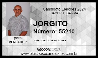 Candidato JORGITO 2024 - BACURITUBA - Eleições