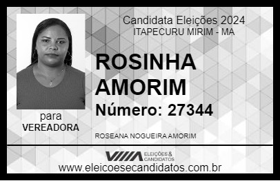 Candidato ROSINHA AMORIM 2024 - ITAPECURU MIRIM - Eleições