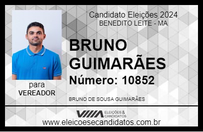 Candidato BRUNO GUIMARÃES 2024 - BENEDITO LEITE - Eleições