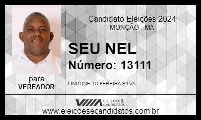 Candidato SEU NEL 2024 - MONÇÃO - Eleições