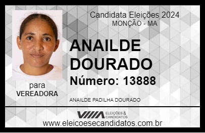 Candidato ANAILDE DOURADO 2024 - MONÇÃO - Eleições