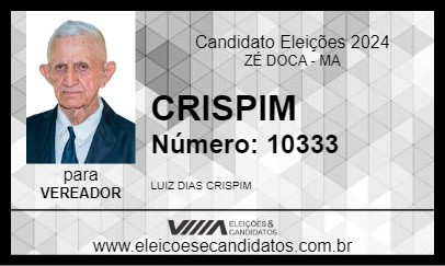 Candidato CRISPIM 2024 - ZÉ DOCA - Eleições