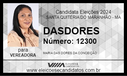 Candidato DASDORES 2024 - SANTA QUITÉRIA DO MARANHÃO - Eleições