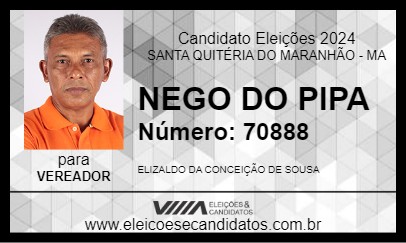 Candidato NEGO DO PIPA 2024 - SANTA QUITÉRIA DO MARANHÃO - Eleições