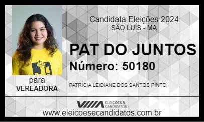 Candidato PAT DO JUNTOS 2024 - SÃO LUÍS - Eleições