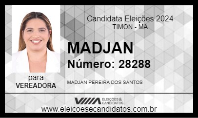 Candidato MADJAN 2024 - TIMON - Eleições