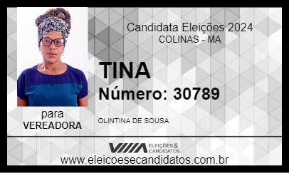 Candidato TINA 2024 - COLINAS - Eleições