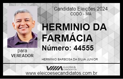 Candidato HERMINIO DA FARMÁCIA 2024 - CODÓ - Eleições