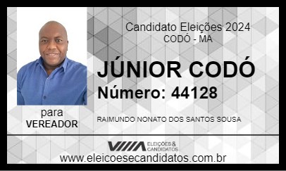 Candidato JÚNIOR CODÓ 2024 - CODÓ - Eleições