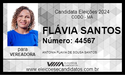 Candidato FLÁVIA SANTOS 2024 - CODÓ - Eleições