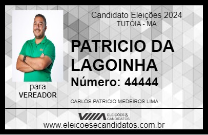 Candidato PATRICIO DA LAGOINHA 2024 - TUTÓIA - Eleições