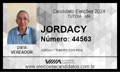 Candidato JORDACY 2024 - TUTÓIA - Eleições