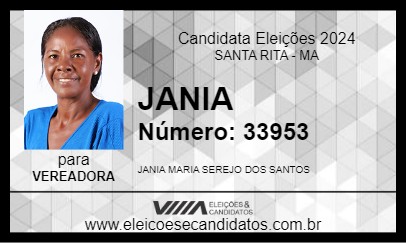 Candidato JANIA 2024 - SANTA RITA - Eleições