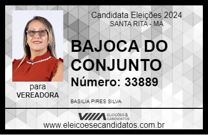 Candidato BAJOCA DO CONJUNTO 2024 - SANTA RITA - Eleições