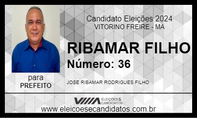 Candidato RIBAMAR FILHO 2024 - VITORINO FREIRE - Eleições