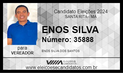 Candidato ENOS SILVA 2024 - SANTA RITA - Eleições