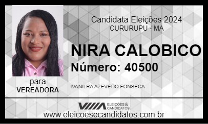 Candidato NIRA DO CALOBICO 2024 - CURURUPU - Eleições