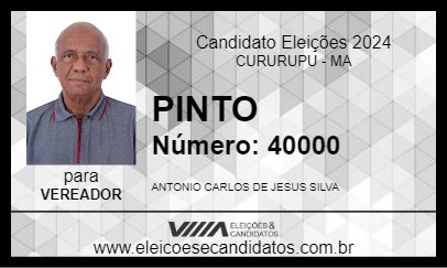 Candidato PINTO 2024 - CURURUPU - Eleições