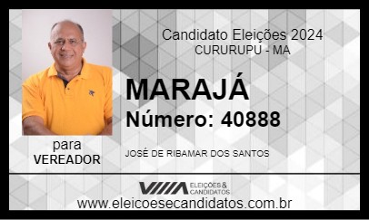 Candidato MARAJÁ 2024 - CURURUPU - Eleições