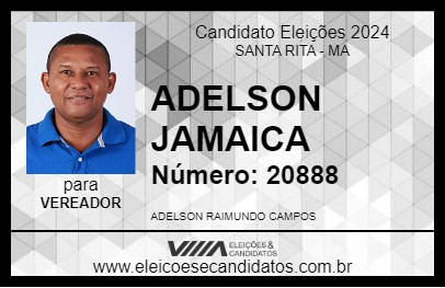 Candidato ADELSON JAMAICA 2024 - SANTA RITA - Eleições