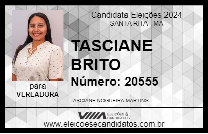 Candidato TASCIANE BRITO 2024 - SANTA RITA - Eleições