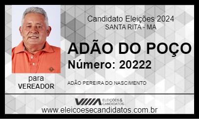 Candidato ADÃO DO POÇO 2024 - SANTA RITA - Eleições