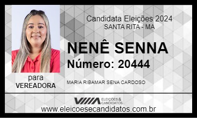 Candidato NENÊ SENNA 2024 - SANTA RITA - Eleições