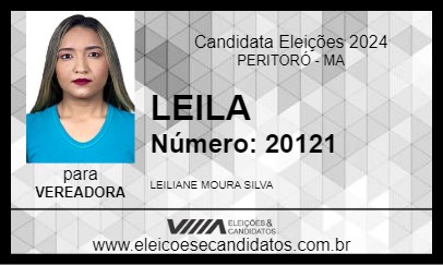 Candidato LEILA 2024 - PERITORÓ - Eleições