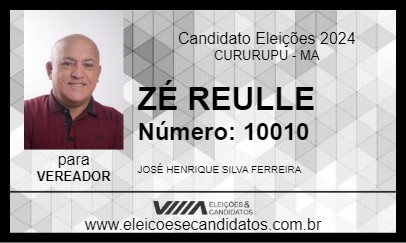 Candidato ZÉ REULLE 2024 - CURURUPU - Eleições