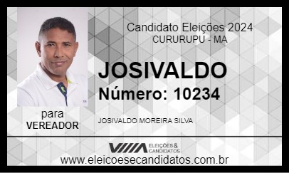 Candidato JOSIVALDO 2024 - CURURUPU - Eleições