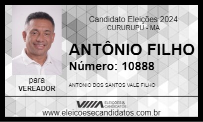 Candidato ANTÔNIO FILHO 2024 - CURURUPU - Eleições