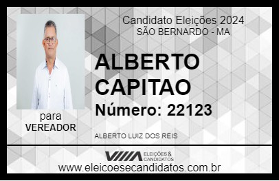 Candidato ALBERTO CAPITAO 2024 - SÃO BERNARDO - Eleições