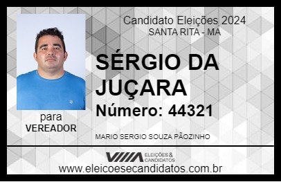 Candidato SÉRGIO DA JUÇARA 2024 - SANTA RITA - Eleições